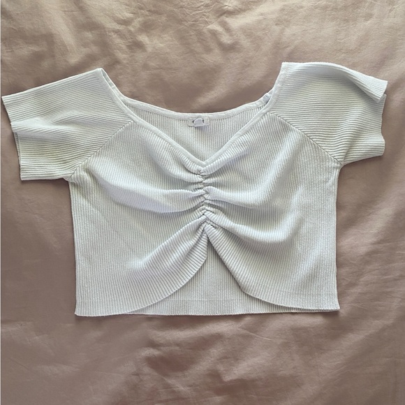 Garage White Crop Top - Picture 7 of 7